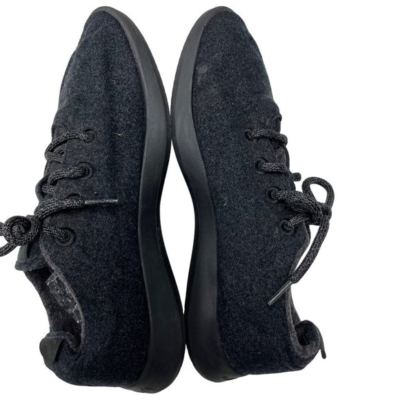 Allbirds SIZE 10 Mens Runners Black Gray Merino Wool Sneakers - Picture 7 of 10